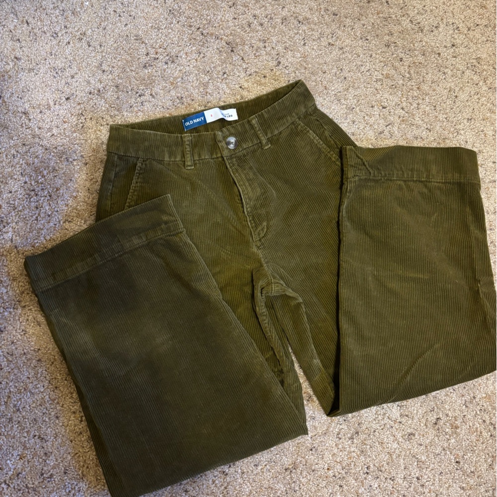 Old Navy Women’s wide leg Corduroy Pants 2